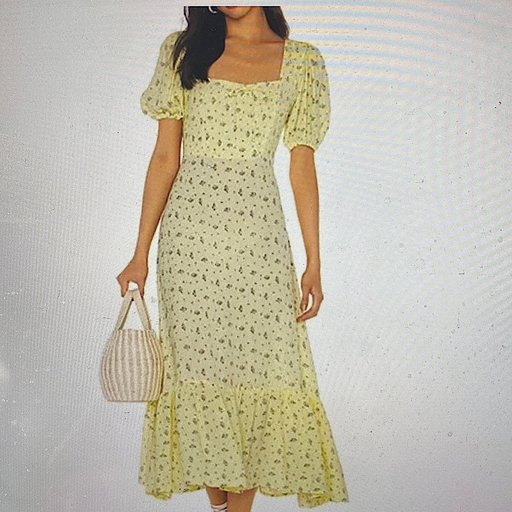 NWT Faithful The Brand MIDI Dress